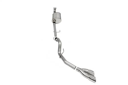 CORSA Performance - Corsa 2021-2025 Ford F-150 SuperCab/6.5in Bed 5.0L V8 Sport Cat-Back Single Side Exit-Polished