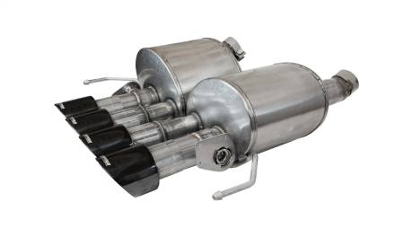 CORSA Performance - Corsa 2014-2019 Chevrolet Corvette C7 6.2L 2.75in Xtreme Valve-Back w/ Dual NPP & Quad Black Tips