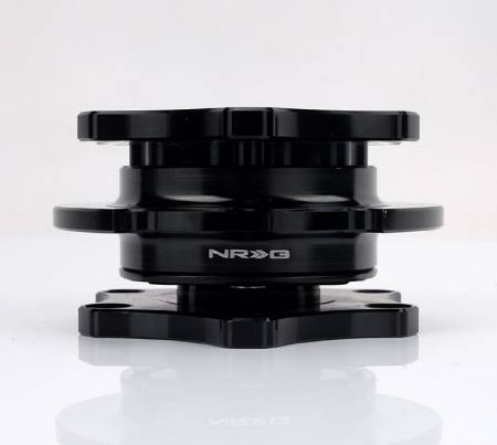 NRG Innovations - NRG Innovations Quick Release SFI SPEC 42.1 - Shiny Black Body / Shiny Black Ring