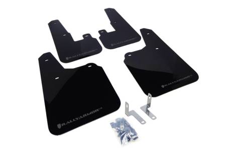 Rally Armor - Rally Armor 2010+ Subaru Outback UR Black Mud Flap w/ Grey Logo
