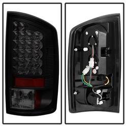 Spyder Auto - Spyder Dodge Ram 02-06 1500/Ram 2500/3500 03-06 LED Tail Light Black Smoke ALT-YD-DRAM02-LED-BSM