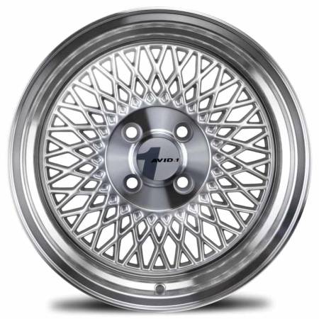 Avid.1 Wheels - Avid.1 Wheels Rim AV-18 15x8.0 4x100 ET25 73.1CB Silver/Machined Lip