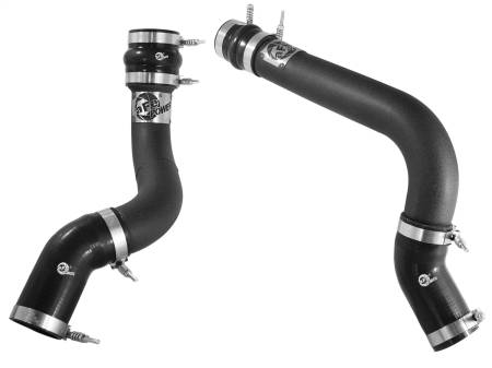 aFe Power (Advanced FLOW Engineering) - aFe BladeRunner 3in Black Intercooler Tubes Hot & Cold Side Kit for 13-14 Dodge RAM Diesel 6.7L (td)