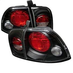 Spyder Auto - Spyder Honda Accord 96-97 Euro Style Tail Lights Black ALT-YD-HA96-BK