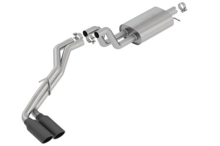 Borla - Borla 2019 Ford Ranger XL/XLT/Lariat 2.3L 2/4WD WB S-Type Catback Exhaust w/ Dual Blk Chrome Tips