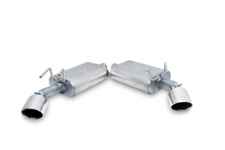 Gibson Performance Exhaust - Gibson 10-15 Chevrolet Camaro LS 3.6L 2.25in Axle-Back Dual Exhaust - Aluminized