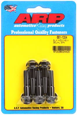 ARP - ARP M8 x 1.25 x 35 hex black oxide bolts 661-1004