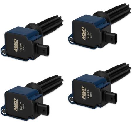 MSD Ignition - MSD Coil,BLUE,Ford Eco-Boost 2.0L/2.3L, 4-Pk