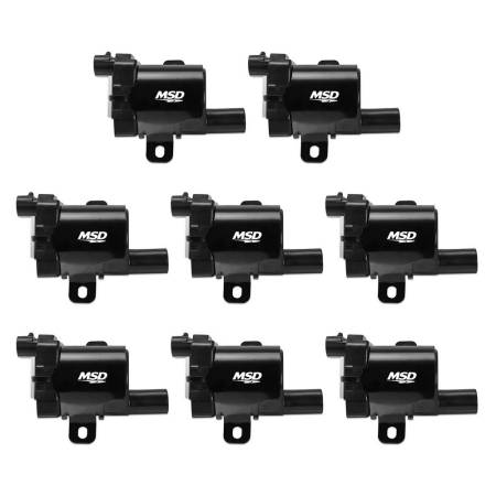 MSD Ignition - MSD Coil, GM L-Series Truck, ?99-?07 (MSD Black, 8-Pack)