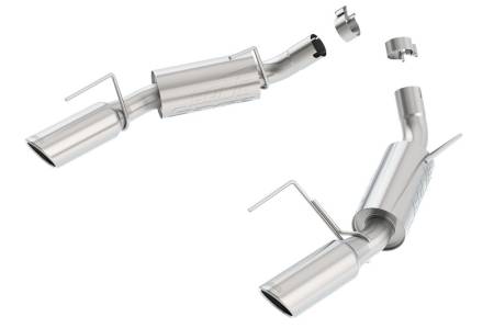 Borla - Borla 2010 Mustang GT 4.6L S-type Exhaust (rear section only)