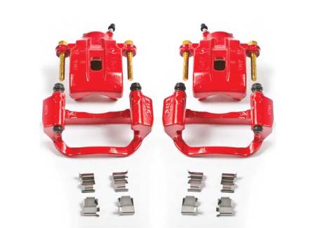 Power Stop - PowerStop 08-15 Toyota Sequoia Rear Red Calipers w/Brackets - Pair
