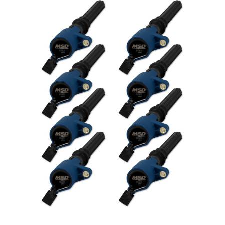MSD Ignition - MSD Coil,BLUE Ford4.6/5.4L 2-Vlve 98-14 8-Pk