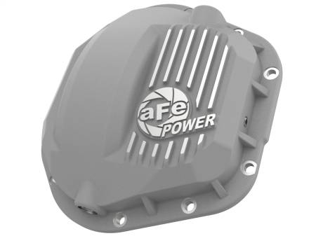 aFe Power (Advanced FLOW Engineering) - aFe Street Series Dana 60 Front Differential Cover Raw w/ Machined Fins 17-20 Ford Trucks (Dana 60)
