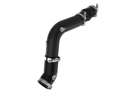 aFe Power (Advanced FLOW Engineering) - aFe 19-23 RAM Diesel L6-6.7L BladeRunner 3.5 IN Aluminum Hot Charge Pipe - Black