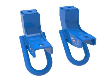 aFe Power (Advanced FLOW Engineering) - aFe Toyota Tundra 2022 V6-3.5L (tt) Front Tow Hook Blue