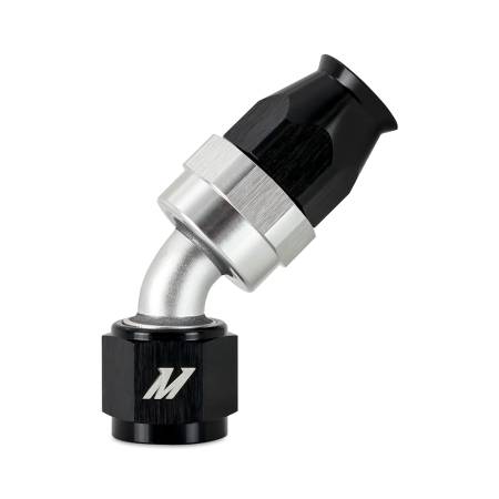 Mishimoto - Mishimoto Aluminum PTFE -8AN 45 Degree Fitting Black