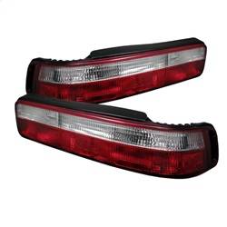 Spyder Auto - Spyder Acura Integra 90-93 2Dr Euro Style Tail Lights Red Clear ALT-YD-AI90-RC