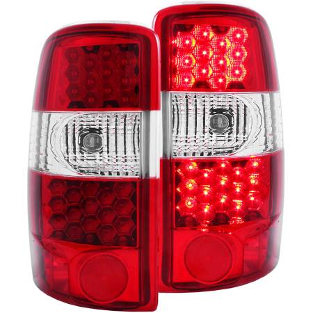 ANZO Headlights, Tail Lights and More  - ANZO 2000-2006 Chevrolet Suburban LED Taillights Red/Clear