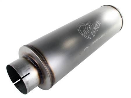 aFe Power (Advanced FLOW Engineering) - aFe MACHForce XP Exhausts Mufflers SS-409 EXH Muffler 5 ID In/Out 8 Dia