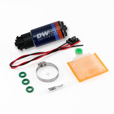 DeatschWerks - DeatschWerks Ford Focus MK2 RS DW65C 265lph Compact In-Tank Fuel Pump w/Install Ki