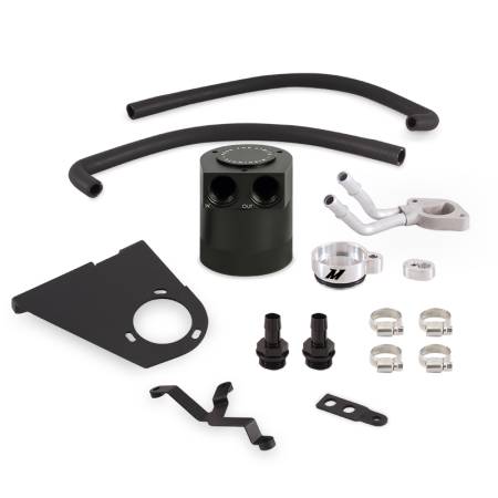 Mishimoto - Mishimoto 2017+ Ford 6.7L Powerstroke Baffled Oil Catch Can Kit