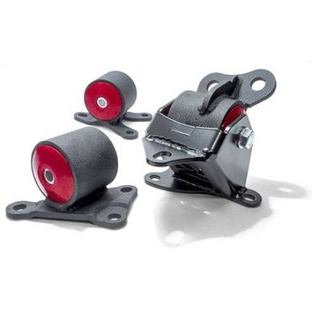 Innovative Mounts - Innovative 96-00 Civic B/D Series Black Steel Mounts 75A Bushings (2 Bolt)