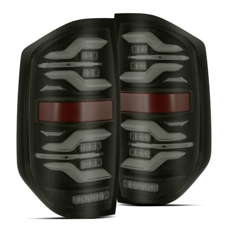 AlphaRex - AlphaRex 14-21 Toyota Tundra LUXX LED Taillights Blk w/Activ Light/Seq Signal