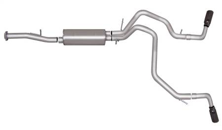 Gibson Performance Exhaust - Gibson 07-12 Chevrolet Avalanche LS 5.3L 2.25in Cat-Back Dual Extreme Exhaust - Aluminized