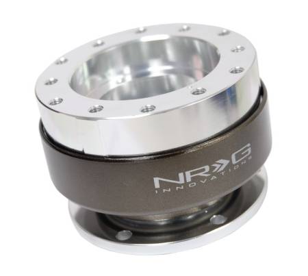 NRG Innovations - NRG Innovations Quick Release Gen 2.0 - Silver Body / Chrome Ring SFI Spec 42.1
