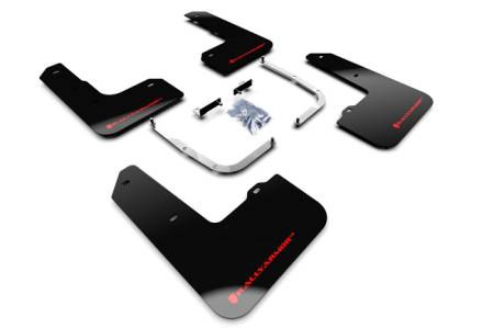 Rally Armor - Rally Armor 2019+ Hyundai Veloster N UR Black Mud Flap w/ Red Logo