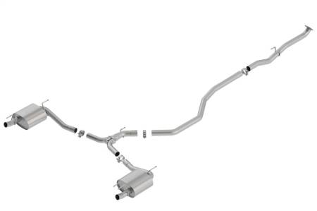 Borla - Borla 18-19 Honda Accord Sport 2.0L Turbo FWD AT/MT 4DR 2.25in/2.75in S-Type Catback Exhaust