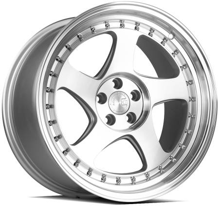 AodHan Wheels - Aodhan Wheels Rim AH01 18x9.5 5x100 73.1CB ET35 Silver w/Machined Face