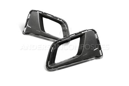 Anderson Composites - Anderson Composites 17-18 Chevrolet Camaro 1LE Carbon Fiber Type LE Air Duct Bezels