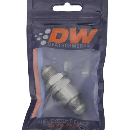 DeatschWerks - DeatschWerks 8AN Male Flare + 8AN Male Flare One Way Check Valve