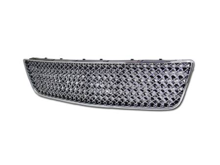 I3 Enterprise - I3 06-09 Chevy Impala Bentley Style Mesh Lower Abs Front Grill (Chrome)