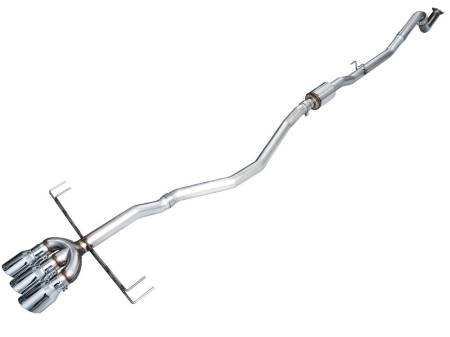 AWE Tuning - AWE 2024 Acura Integra Type S DE5 FWD Track Edition Exhaust w/ Triple Chrome Silver Tips