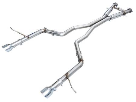 AWE Tuning - AWE 18-23 Dodge Durango SRT & Hellcat Track Edition Exhaust - Chrome Silver Tips