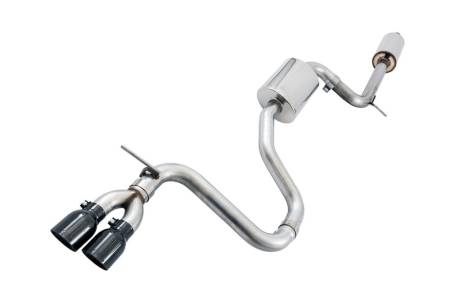 AWE Tuning - AWE VW MK7 Golf 1.8T Touring Edition Exhaust w/Diamond Black Tips (90mm)