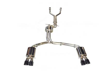 AWE Tuning - AWE Audi C7 / C7.5 S6 4.0T Touring Edition Exhaust - Diamond Black Tips