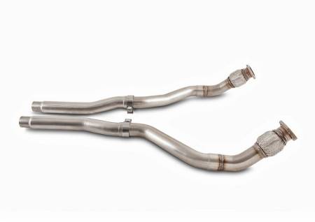 AWE Tuning - AWE Audi 8R 3.0T Non-Resonated Downpipes for Q5 / SQ5
