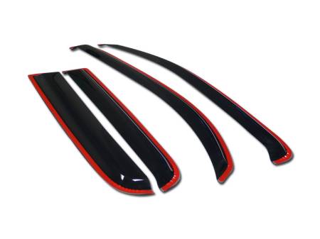 I3 Enterprise - I3 06-09 Chevy Hhr In Channel Window Visor 4Pcs