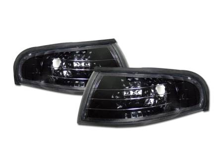 I3 Enterprise - I3 94-98 Ford Mustang Corner Lights (Jdm Black)