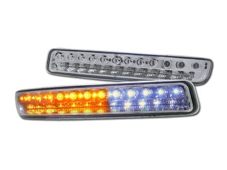 I3 Enterprise - I3 99-06 Gmc Sierra/Yukon/Xl Led Bumper Parking Lights W/Amber (Euro)