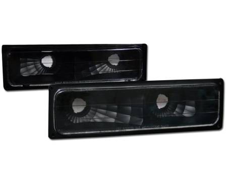 I3 Enterprise - I3 88-98 Chevy/Gmc C10 Fullsize Truck/Suv Bumper Parking Lights (Jdm Black)