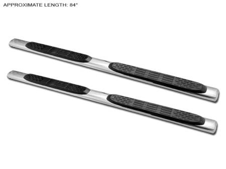 I3 Enterprise - I3 2009-2014 Dodge Ram 1500 - 5" Stainless Steel 201 Step Bar - Crew Cab - Rock Panel Mount - Chrome