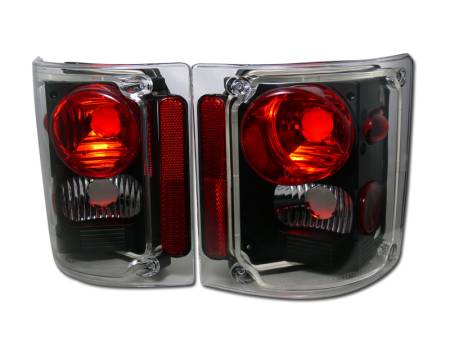 I3 Enterprise - I3 73-91 Chevy/Gmc C10 Fullsize Truck/Suv Altezza Tail Lights (Jdm Black)