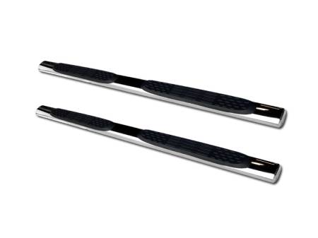 I3 Enterprise - I3 1999-2016 Ford F250 Crew Cab 5" 201 Stainless Steel Oval Side Step Bar (Chrome)
