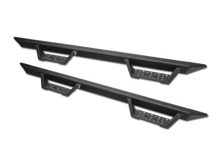 I3 Enterprise - I3 2005-2018 Nissan Frontier Crew Cab Modular Step Side Step Bars (Matte Black)