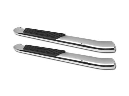 I3 Enterprise - I3 1999-2015 Chevy Silverado/Gmc Sierra Regular Cab (Excl. 2011-Up Disel Model) 5" Bent End Side Step Bars (Polish)