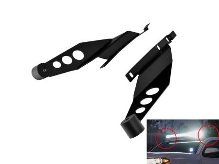 I3 Enterprise - I3 2005-2015 Toyota Tacoma - Led Light Mount - Roof Mount - 50" Curved Led - Black